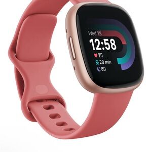 Google Fitbit Versa 4 Smart Watch Rose Gold